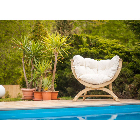 Fauteuil Siena Uno Natura Amazonas de Amazonas - les Hamacs dans 💺 Fauteuil pour l'exterieur
