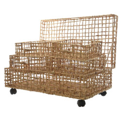 /PANIER STOCKAGE YACINTHE S de Luminéo et Décoris - produits de décoration dans Corbeilles - Panières- Paniers