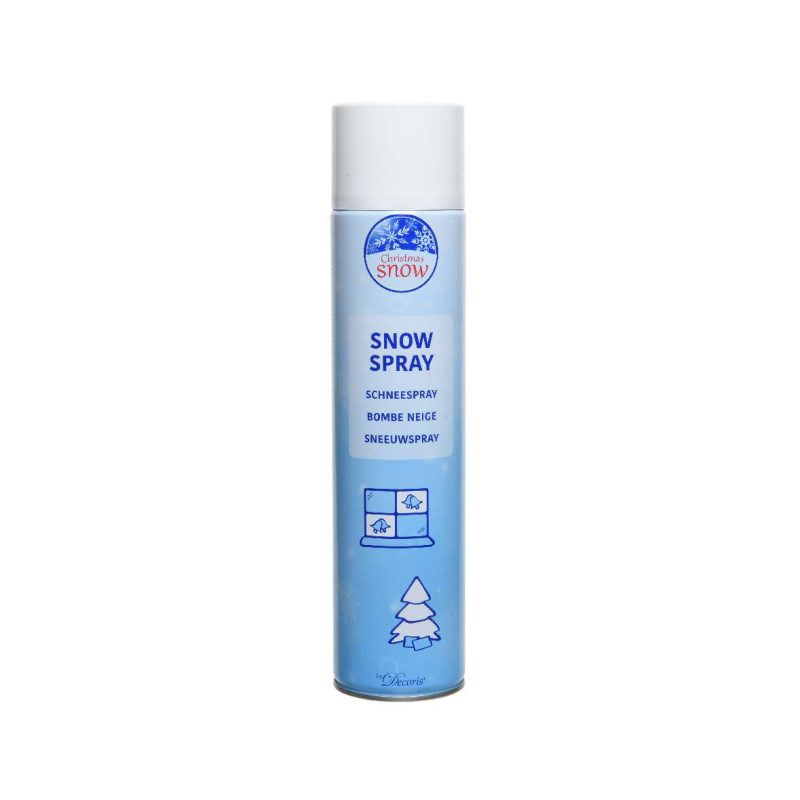 Bombe de neige blanche 600ml deco noël de Kaemingk - deco de la maison dans 🎄Déco de sapin