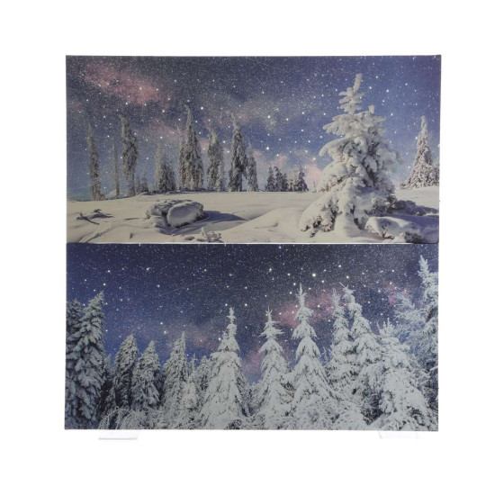 /CADRE PAYSAGE 4L BLC.F de Kaemingk - deco de la maison dans Peintures - Cadres -Toiles - Tableaux