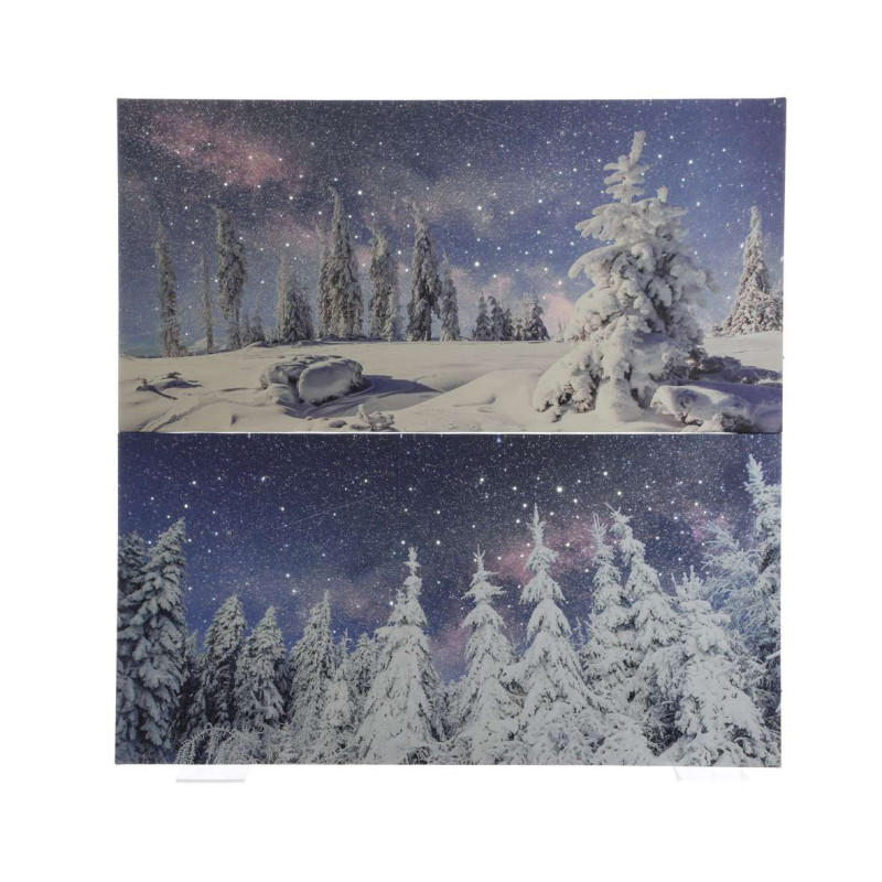 /CADRE PAYSAGE 4L BLC.F de Kaemingk - deco de la maison dans Peintures - Cadres -Toiles - Tableaux