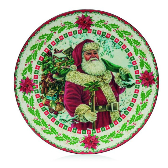 ASSIETTE 40CM PERE NOEL de Premier - Décoration de Noël dans 🍽️Décoration de table de Noël