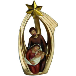 SAINTE FAMILLE DANS ETOILE de Dekoproject - Décoration de Noël en résine dans 👼Crèche
