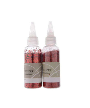 /PAILLETTES ROUGE 45G de Kaemingk - deco de la maison dans 🎄Décoration de Noël