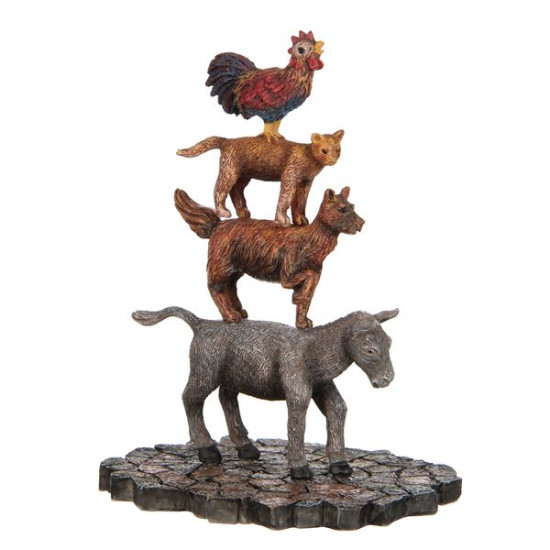 LES MUSICIENS DE BREMER de Edelman - deco maison et noël dans 🎅Figurine de Noël