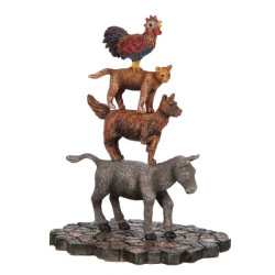 LES MUSICIENS DE BREMER de Edelman - deco maison et noël dans 🎅Figurine de Noël