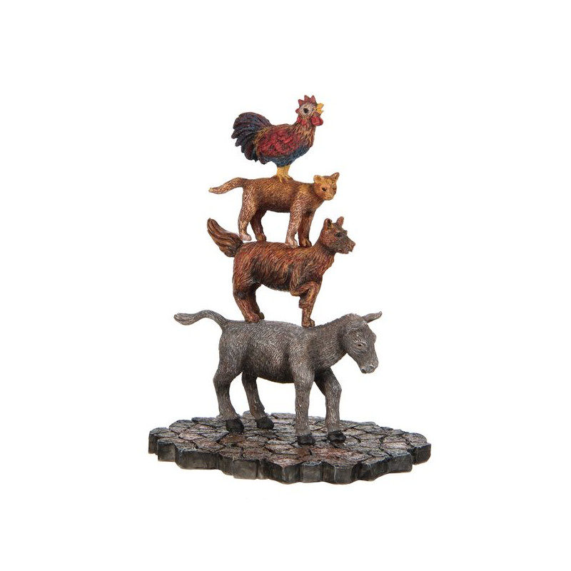 LES MUSICIENS DE BREMER de Edelman - deco maison et noël dans 🎅Figurine de Noël