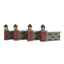 /MUR JARDIN LED SET2 MULTI de Kaemingk - deco de la maison dans 🏘️Villages miniatures