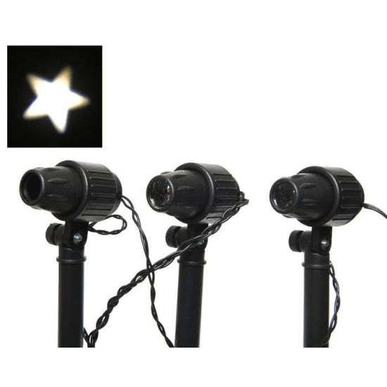 /PROJECTEUR ETOILE 3.50M-8L BLC.C de Kaemingk - deco de la maison dans 💡Guirlande et déco électrique