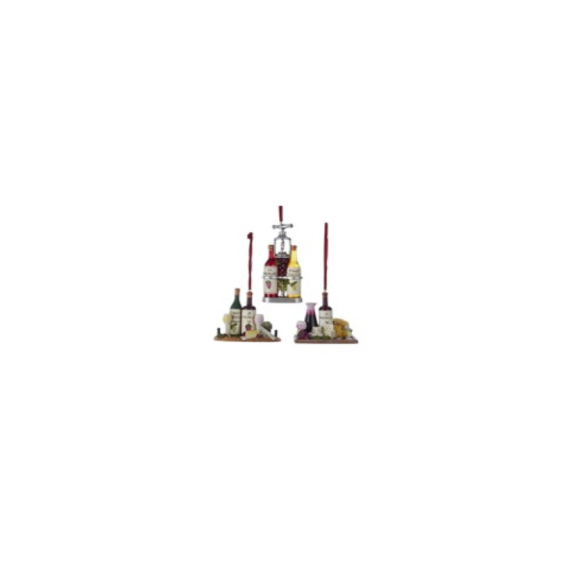 SUSP VIN+FROMAGE de Christmas inspirations - Décoration de Noël dans 🎄Déco de sapin