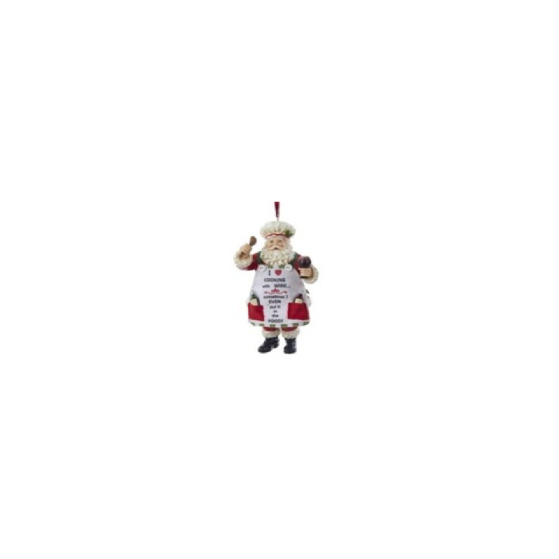 SUSP PERE NOEL CUISINIER de Christmas inspirations - Décoration de Noël dans 🎄Déco de sapin