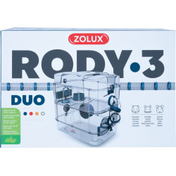 CAGE RONGEUR RODY3 DUO BLEU de Zolux - Produit pour animaux dans Cages pour rongeurs