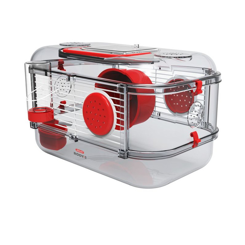 CAGE RONGEUR RODY3 MINI GRENADINE de Zolux - Produit pour animaux dans Cages pour rongeurs
