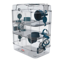 CAGE RONGEUR RODY3 TRIO BLEU de Zolux - Produit pour animaux dans Cages pour rongeurs
