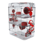 CAGE RONGEUR RODY3 TRIO GRENADINE de Zolux - Produit pour animaux dans Cages pour rongeurs