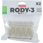 TUBE DROIT RODY3 GRIS TRANSP de Zolux - Produit pour animaux dans Cages pour rongeurs