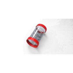 TUBE DROIT RODY3 GRIS TRANSP de Zolux - Produit pour animaux dans Cages pour rongeurs
