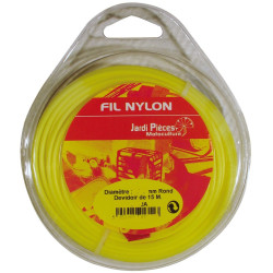 FIL NYLON ROND 15M D2.4MM de Sterenn - Outillage, motoculture dans Pieces Detachees de motoculture