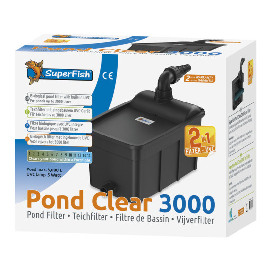 PCLEAR 3000 UV-5W de Superfish - Aquadistri - accessoires pour aquarium et bassin dans Pompe de bassin