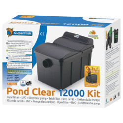 PCLEAR KIT 12000 UV-13W-PUMP 5000 de Superfish - Aquadistri - accessoires pour aquarium et bassin dans Filtre pour bassin