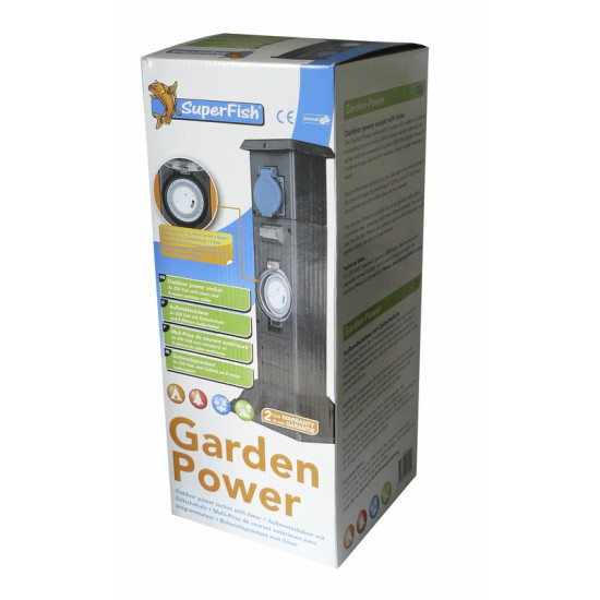 Gardenpower 3 prises avec timer de Superfish - Aquadistri - accessoires pour aquarium et bassin dans Accessoires pour bassins