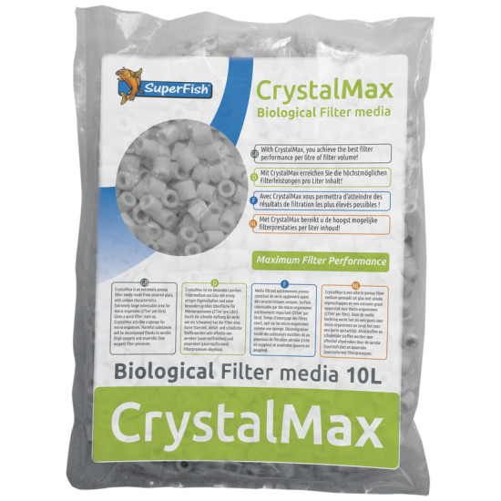 CRYSTALMAX SAC 10 LITRES de Superfish - Aquadistri - accessoires pour aquarium et bassin dans Filtre pour bassin