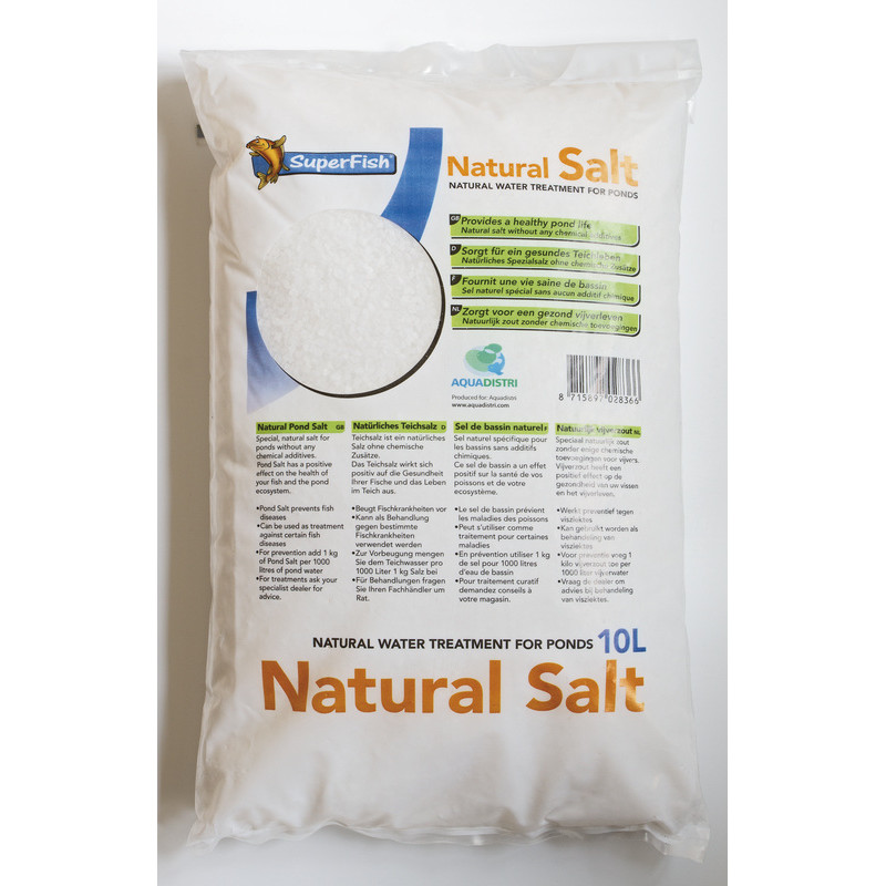 SEL NATURE SAC 10 LITRES de Superfish - Aquadistri - accessoires pour aquarium et bassin dans Filtre pour bassin