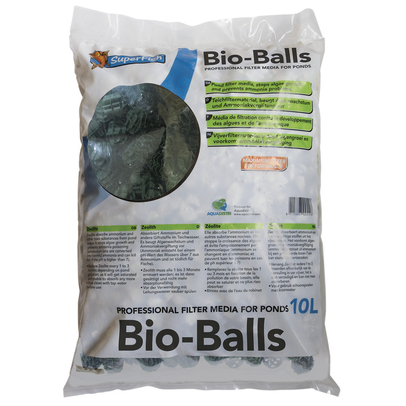 FILE BIO BALL SAC 10 LITRES de Superfish - Aquadistri - accessoires pour aquarium et bassin dans Filtre pour bassin