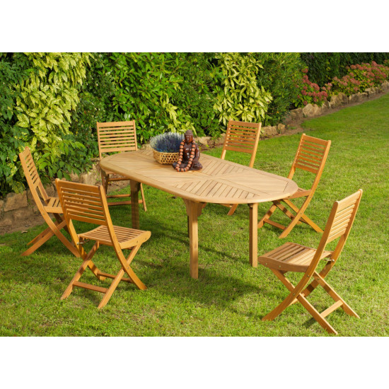 CHAISE SATURNE COLORIS LOOK TECK de Proloisirs - Océo - table et fauteuil et mobilier de jardin dans 🪑 Chaise pour l'exterieur