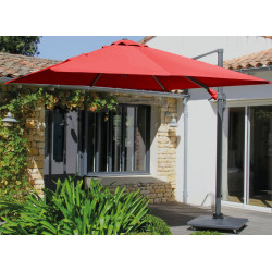 TOILE DEPORTE 3X3 GRD 6 - ROUGE de Proloisirs - Océo - table et fauteuil et mobilier de jardin dans 🏖️ Parasol pour l'exterieur