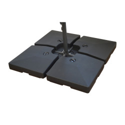 PIEDS 20 KGS-NOIR de Proloisirs - Océo - table et fauteuil et mobilier de jardin dans Pied de parasol