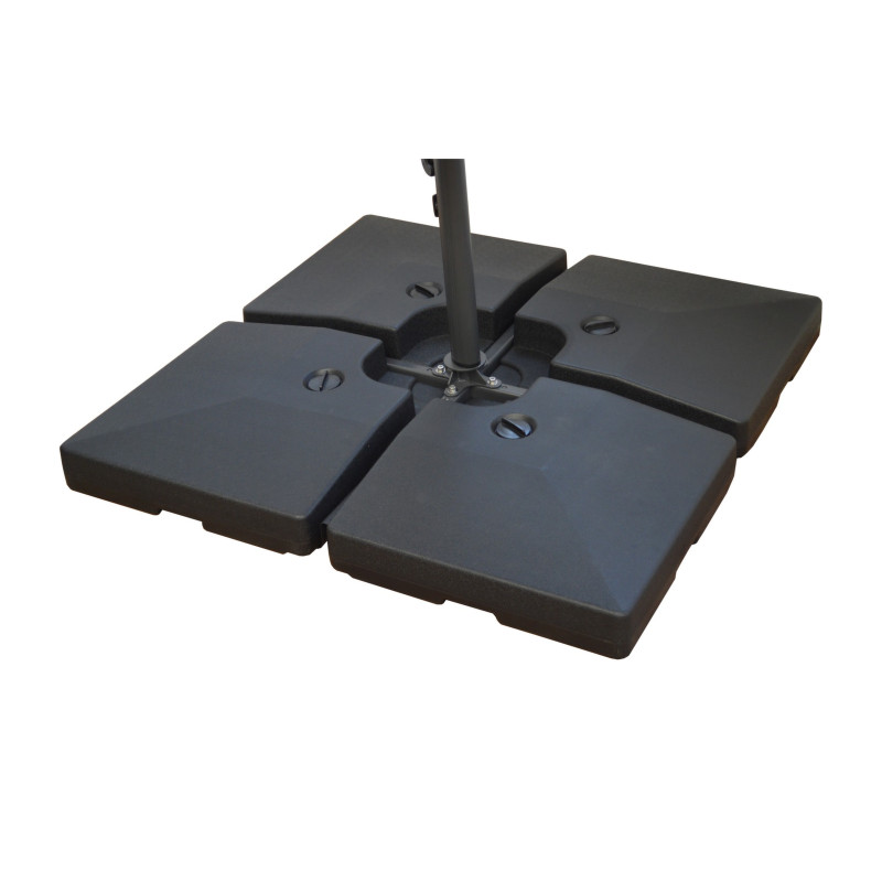 PIEDS 20 KGS-NOIR de Proloisirs - Océo - table et fauteuil et mobilier de jardin dans Pied de parasol