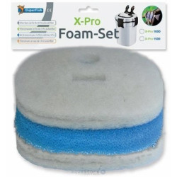 X pro 2000 set mousses 3x de Superfish - Aquadistri - accessoires pour aquarium et bassin dans Filtre exterieur d'aquarium