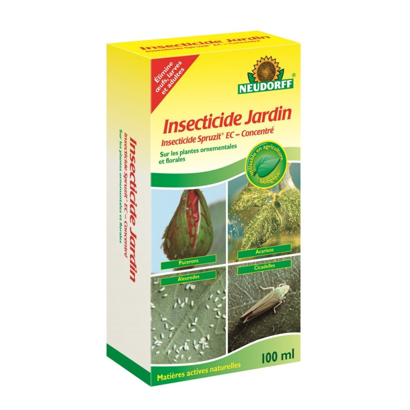 INSECTICIDE SPRUZIT 100ML de Neudorff - traitement plantes et desherbant bio dans Insecticide