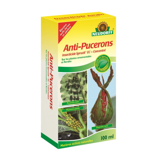 ANTI PUCERONS CONCENTRE 100ML de Neudorff - traitement plantes et desherbant bio dans Insecticide