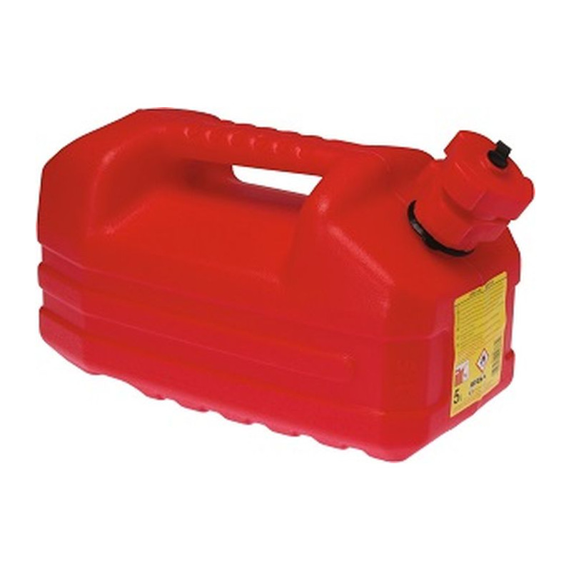 Jerrican, bidon essence 5L Rouge de Bricodeal - Produits quincaillerie dans Jerrican pour le jardin