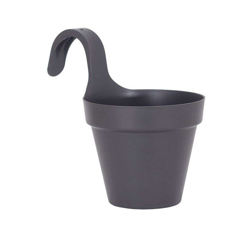 POT CAPRI BALCON INDIVIDUEL 20CM ANTHRACITE - Ar de Artevasi - Vases et jardinières Déco dans Jardinieres
