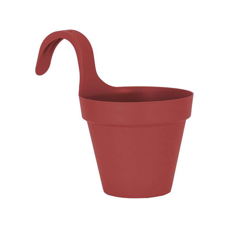 POT CAPRI BALCON INDIVIDUEL 20CM ROUGE FONCÉ - A de Artevasi - Vases et jardinières Déco dans Jardinieres