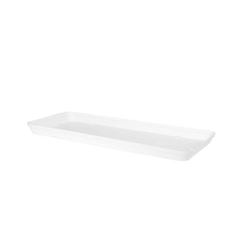 /SOUC. CAPRI XL RECTANG. 80CM BLANC - Artevasi de Artevasi - Vases et jardinières Déco dans Soucoupe de pots