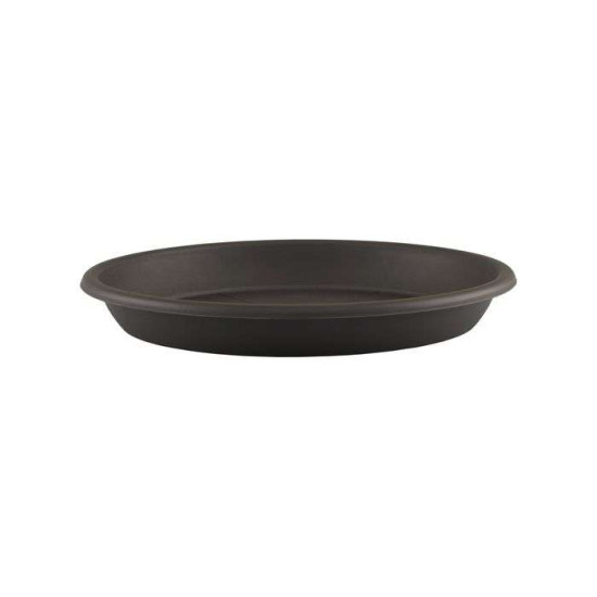 SOUCOUPE RONDE 22CM ANTHRACITE - Artevasi de Artevasi - Vases et jardinières Déco dans Soucoupe de pots