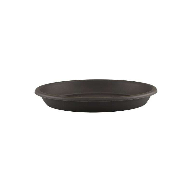 SOUCOUPE RONDE 26CM ANTHRACITE - Artevasi de Artevasi - Vases et jardinières Déco dans Soucoupe de pots