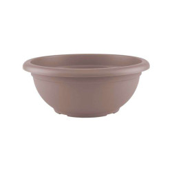 COUPE VENEZIA 40CM TAUPE - Artevasi de Artevasi - Vases et jardinières Déco dans Pots en plastique