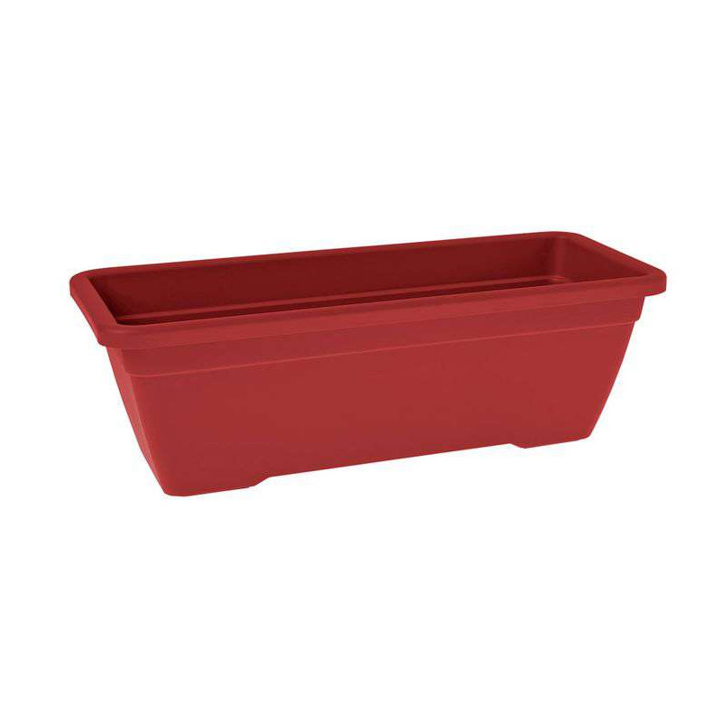 JARDINIÈRE VENEZIA 80CM ROUGE FONCÉ - Artevasi de Artevasi - Vases et jardinières Déco dans Jardinieres