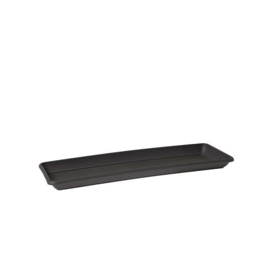 SOUC. VENEZIA RECTANG. 80CM ANTHRACITE - Artevas de Artevasi - Vases et jardinières Déco dans Soucoupe de pots
