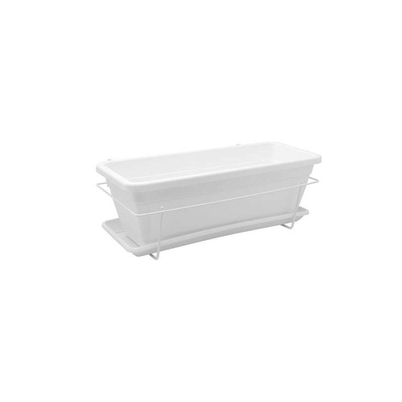 KIT JARDINIÈRE VENEZIA 50CM BLANC - Artevasi de Artevasi - Vases et jardinières Déco dans Jardinieres