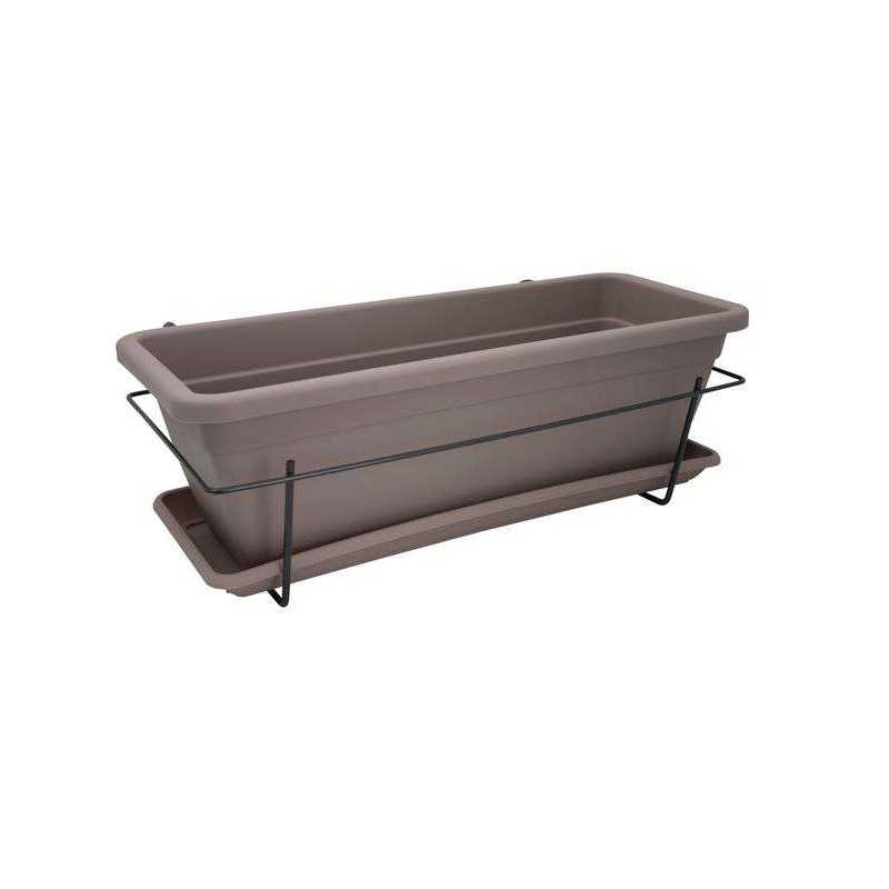 KIT JARDINIÈRE VENEZIA 50CM TAUPE - Artevasi de Artevasi - Vases et jardinières Déco dans Jardinieres