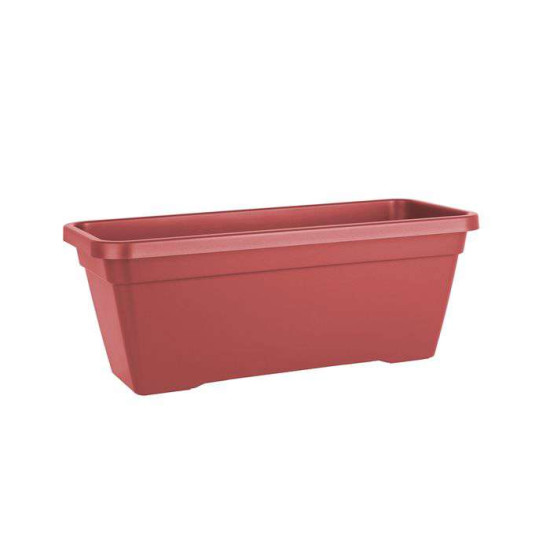 JARDINIÈRE VENEZIA L 80CM ROUGE FONCÉ - Artevasi de Artevasi - Vases et jardinières Déco dans Jardinieres
