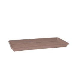 SOUC. VENEZIA RECTANG. L 80CM TAUPE - Artevasi de Artevasi - Vases et jardinières Déco dans Soucoupe de pots