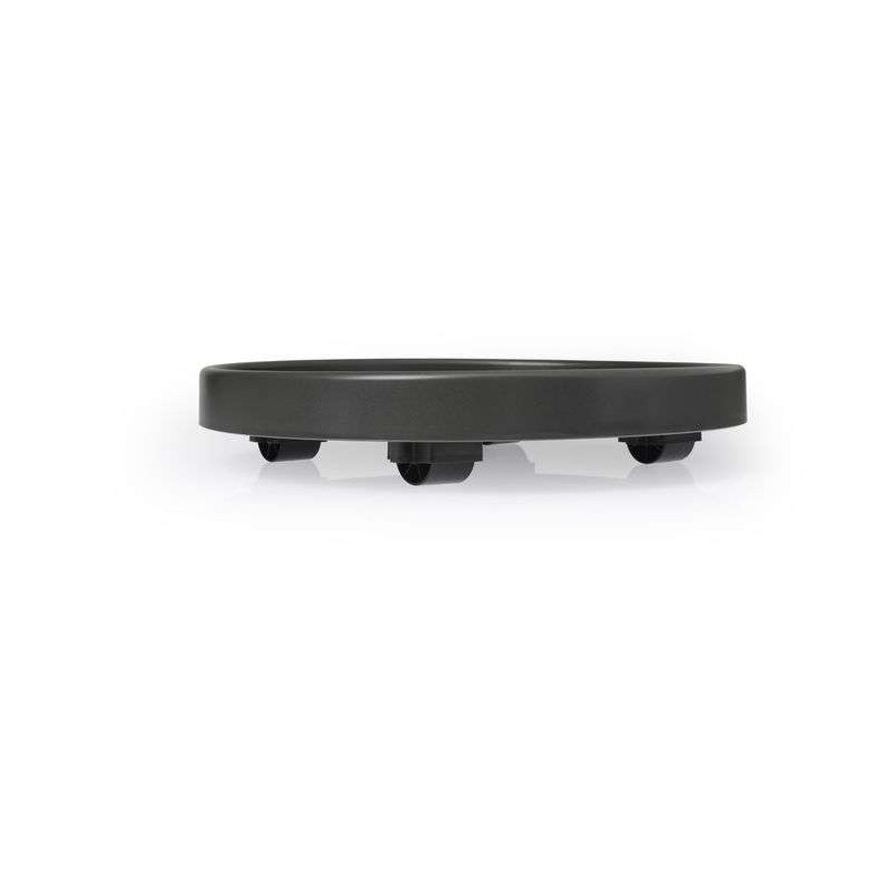 SOUCOUPE À ROULETTES 30CM ANTHRACITE - Artevasi de Artevasi - Vases et jardinières Déco dans Soucoupe de pots