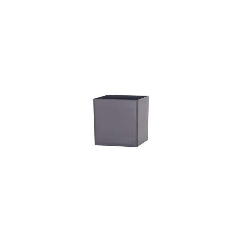 POT OSLO MATE 22CM ANTHRACITE - Artevasi de Artevasi - Vases et jardinières Déco dans Pots en plastique